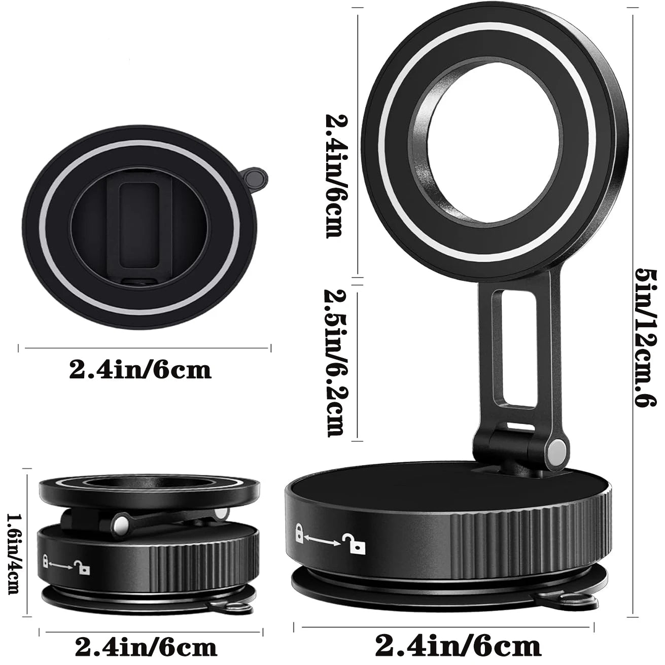 MagSafe Suction Mount Phone Holder
